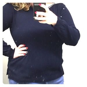 Ralph Lauren Women’s Navy Blue Sweater L